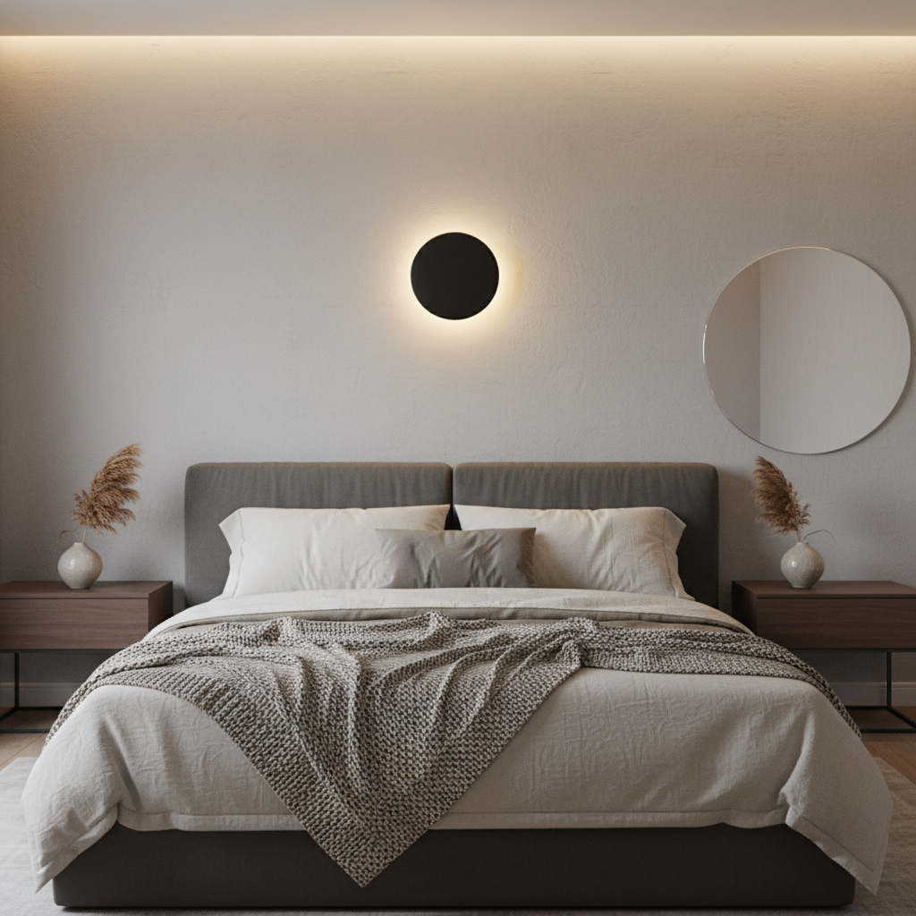 Moderne LED-Wandleuchte | Minimalistische Wandlampe aus Aluminium