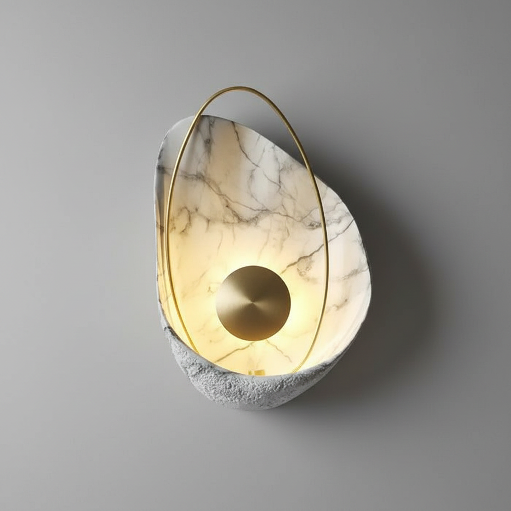 Artisan Shell | Wandleuchte aus Muschelharz