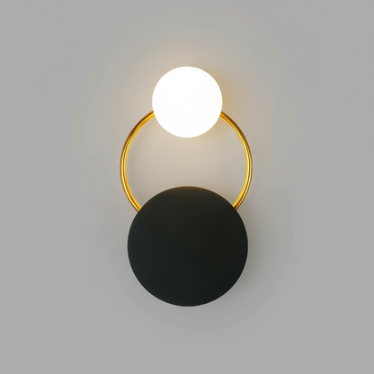 Schwarze Wandleuchte | Moderne Wandlampe für Innenräume