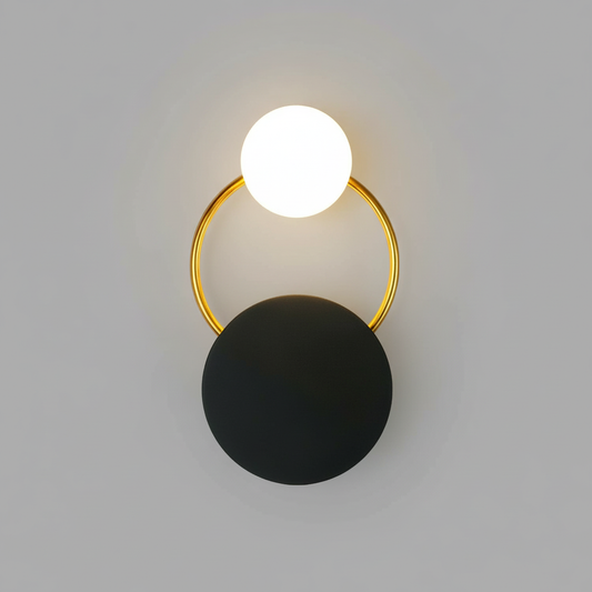 Schwarze Wandleuchte | Moderne Wandlampe für Innenräume